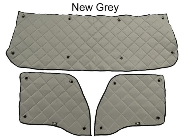 ZenEclipse Premium Window Covers for Semi Trucks labeled "new grey
