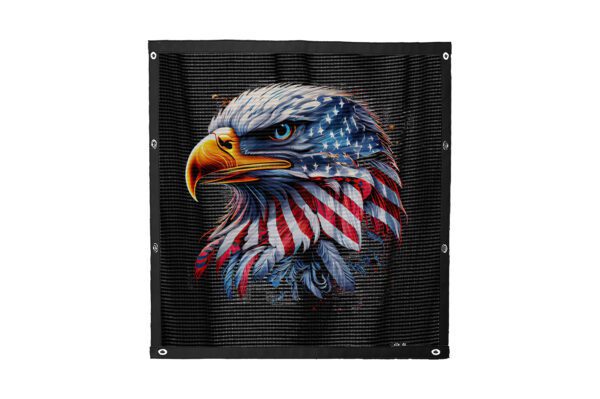 Patriotic Eagle Head - Bug Screen