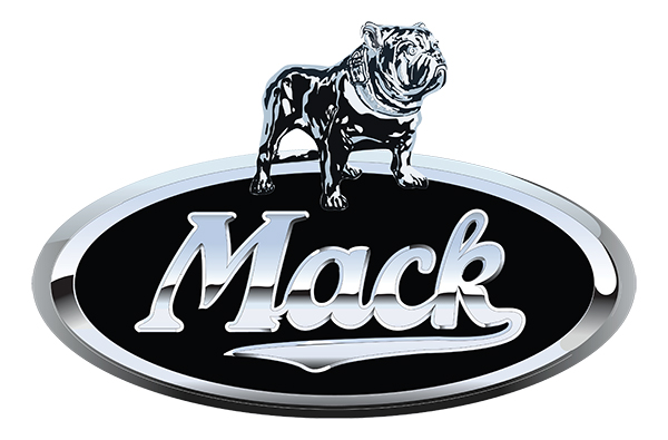 ZenEclipse for Mack logo featuring a metallic bulldog and the brand name on an oval plaque.