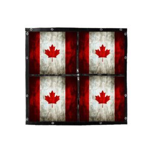 Winter Front: Non-Quilted 2-Zip Canadian Flag