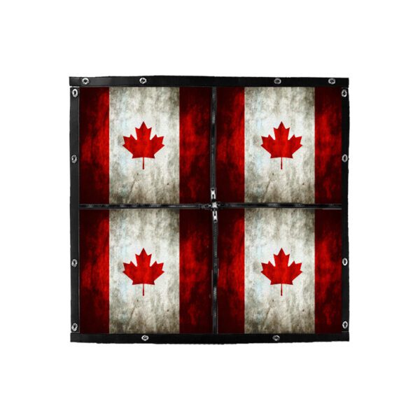 Winter Front: Non-Quilted 2-Zip Canadian Flag