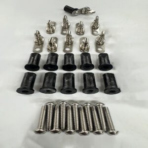 No-Drill Kenworth Rubber Plug & bolt Turnbuckle Kit (QTY-10)